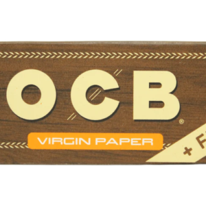 OCB Rolling Papers - Virgin Unbleached 1¼ Size w/ Filters